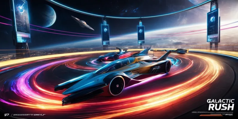 Galactic Rush: Navigating Legacy and Velocity in a Futuristic Racing League